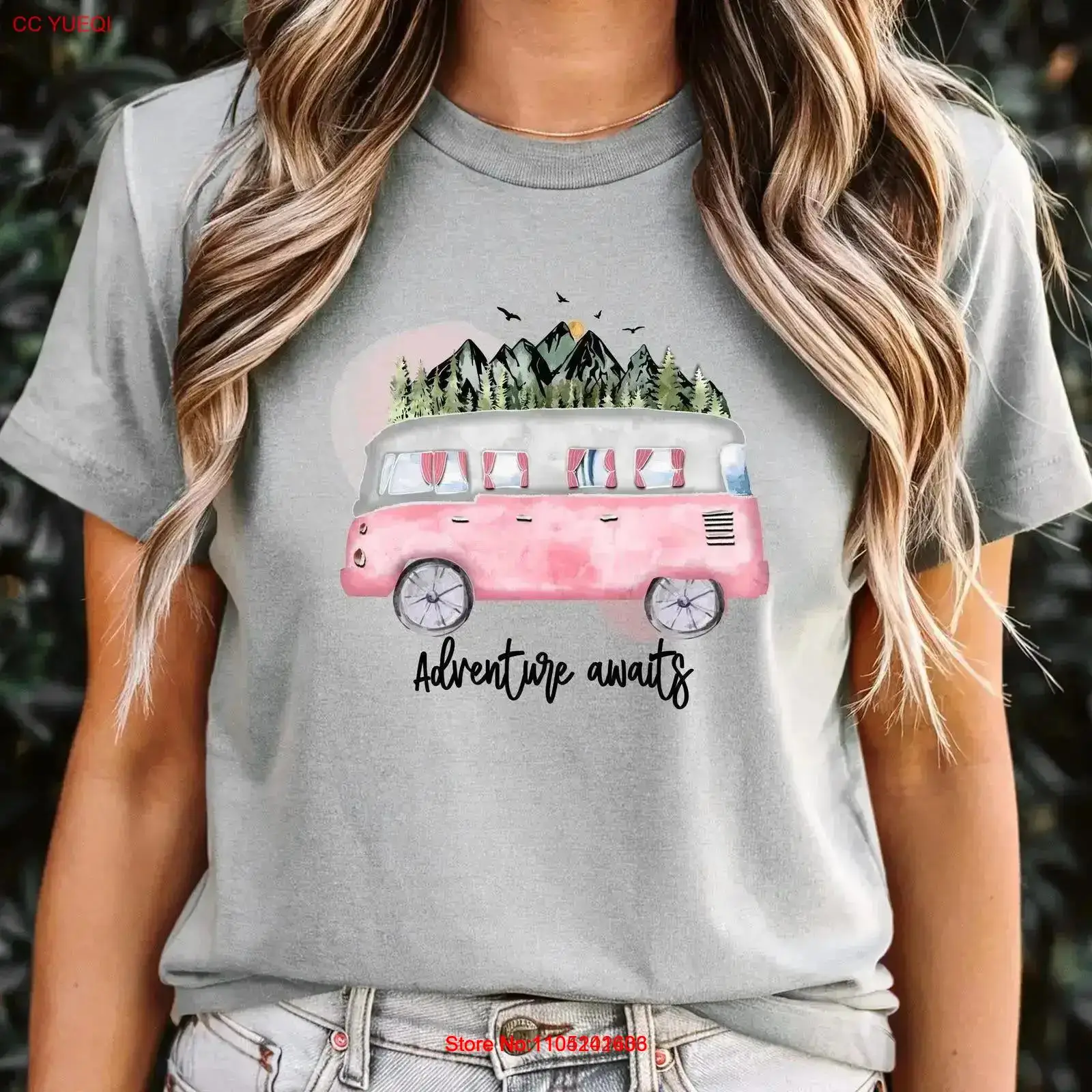 Outdoor Adventure Mountaintop Backpack - Adventure Awaits T Shirt Camping Hiking